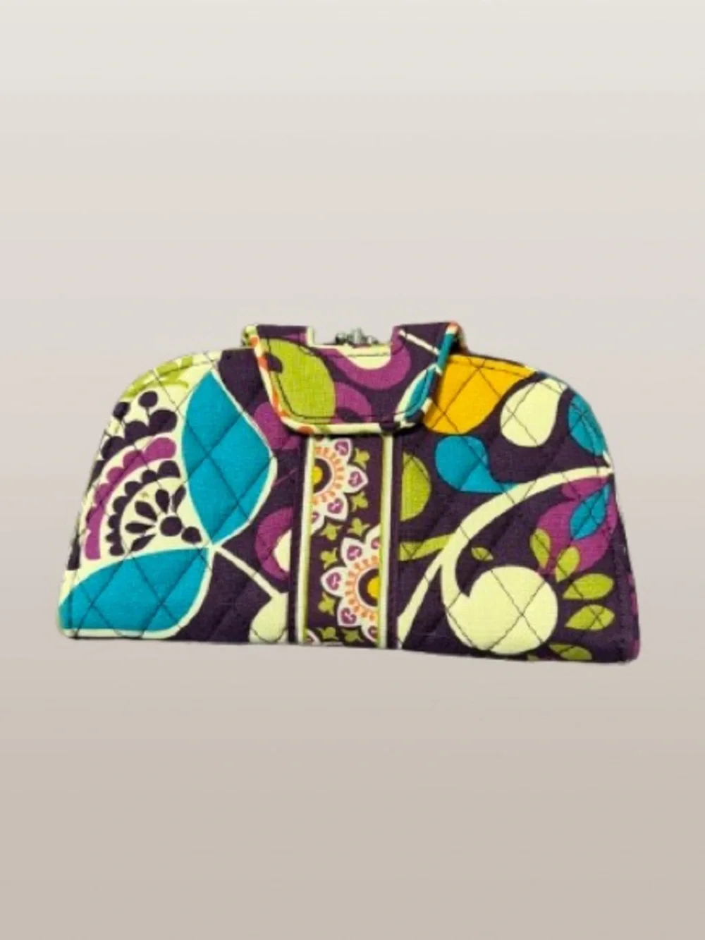 Vera Bradley Kiss ‘N Snap Plum Crazy Wallet - Picture 2 of 7